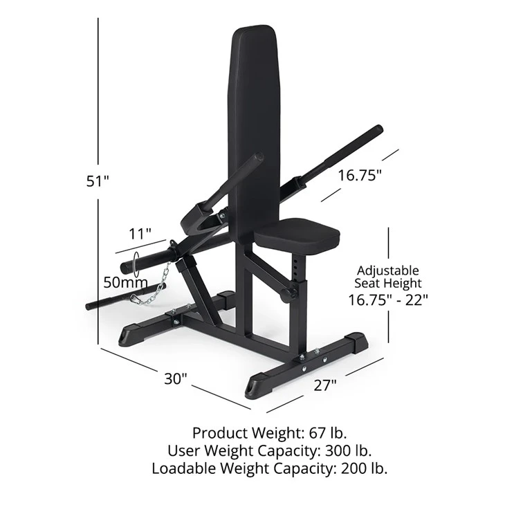 Plate Loaded Seated Dip Machine factory
